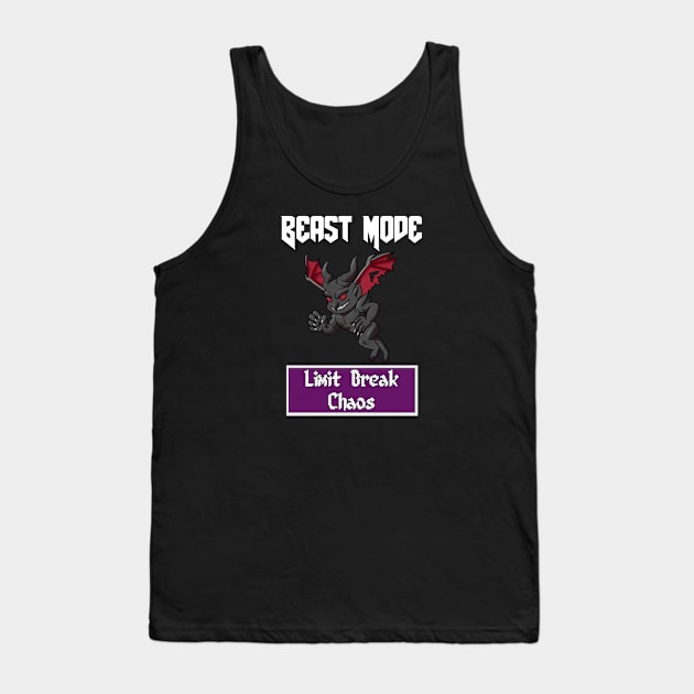 Beast Mode Vincent Valentine Limit Break Chaos Tank Top by Gamers Utopia